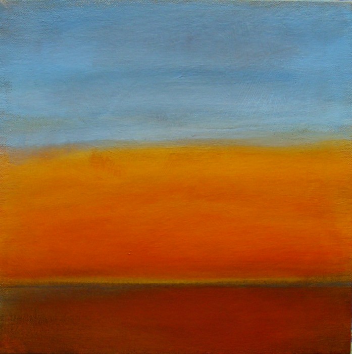 sunrise 4.5,  acrylic on canvas,  12x12 inches, 2011